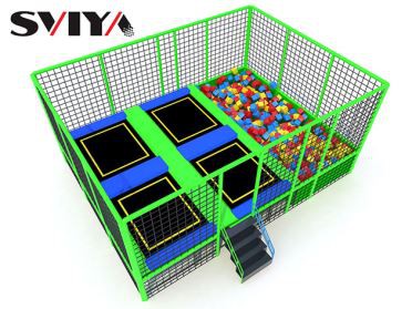 Батут на открито с мрежа